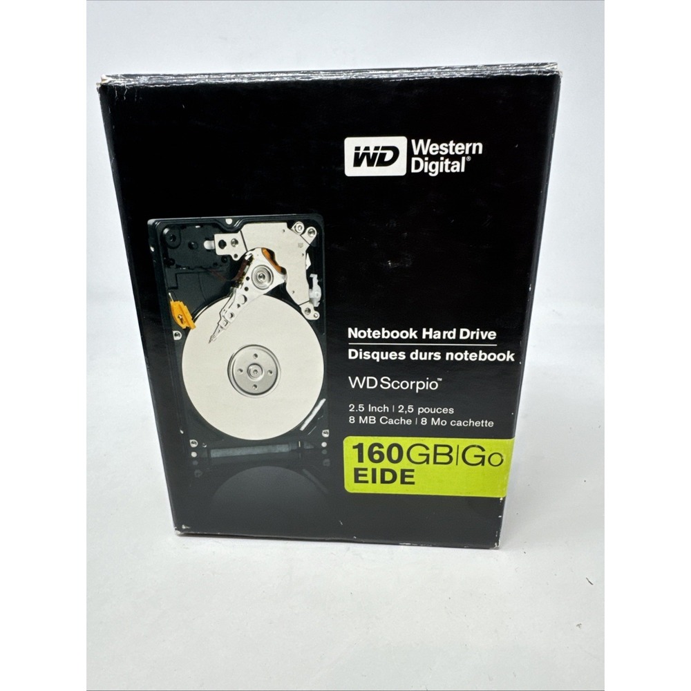 Western Digital 160GB EIDE WD1600VERTL WD Scorpio‎ Notebook Hard Drive New